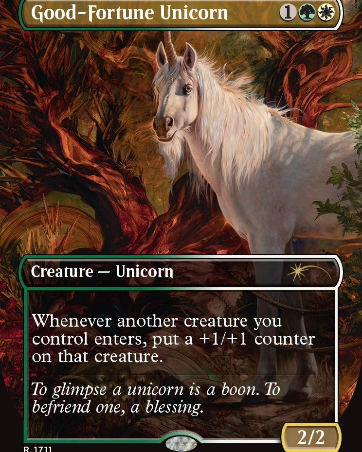 {R} Good Fortune Unicorn